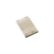 Kassablok Djois Atlanta met kopie (carbon) 142x100mm 50x2vel wit