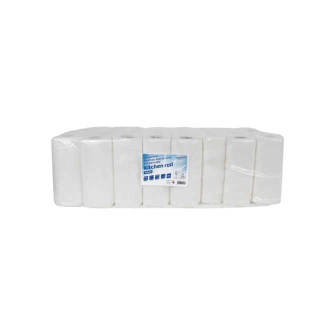 Keukenrol Cleaninq 2-laags 50 vel wit