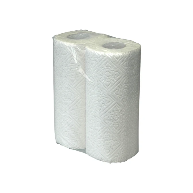 Keukenrol Cleaninq 2-laags 50 vel wit