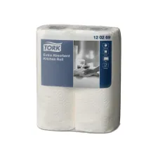 Keukenrol Tork Premium 2-laags 64 vel wit 120269