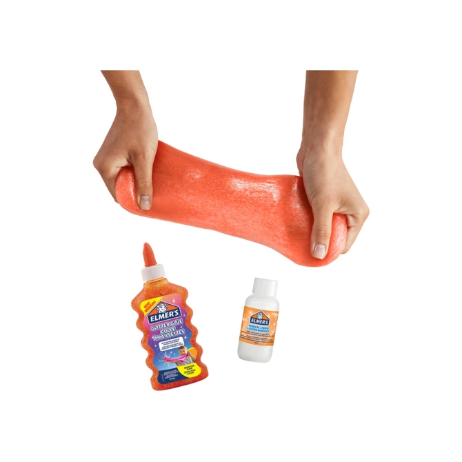 Kinderlijm Elmer's glitter oranje