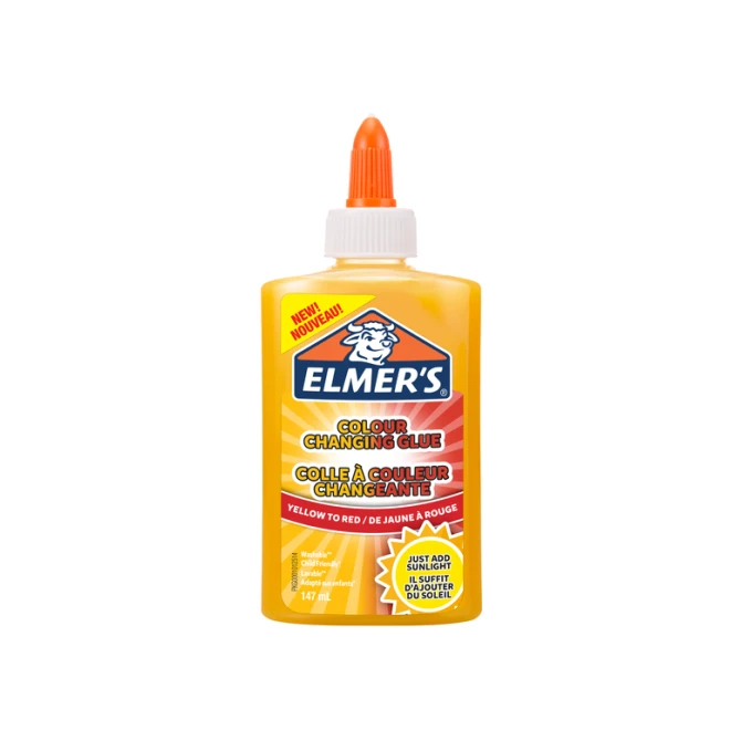 Kinderlijm Elmer's kleurveranderde geel