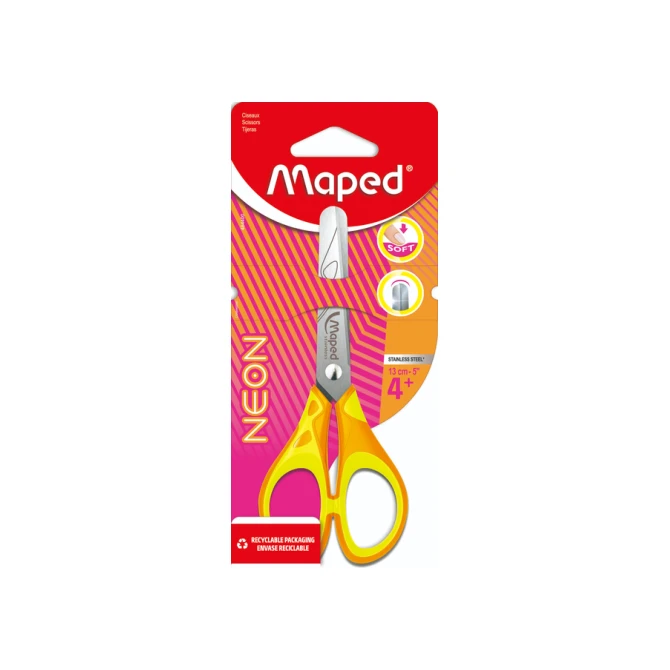 Kinderschaar Maped Neon 13cm assorti
