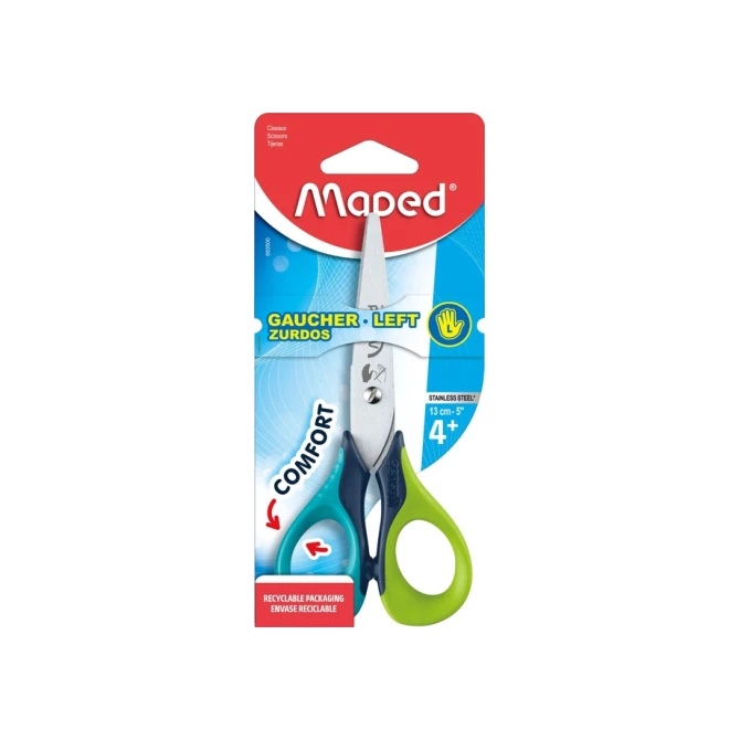 Kinderschaar Maped Sensoft 13cm links assorti