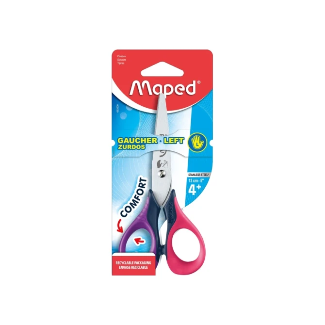 Kinderschaar Maped Sensoft 13cm links assorti