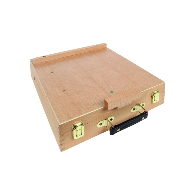Kist ezel Conda hout 42x33x8.5cm