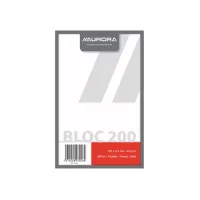 Kladblok Aurora 135x210mm blanco 200 vel 45gr