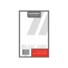 Kladblok Aurora 135x210mm blanco 200 vel 45gr Kladblok Aurora 135x210mm blanco 200 vel 45gr
