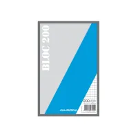 Kladblok Aurora 135x210mm ruit 5X5mm 200 vel 45gr