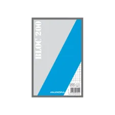 Kladblok Aurora 135x210mm ruit 5X5mm 200 vel 45gr Kladblok Aurora 135x210mm ruit 5X5mm 200 vel 45gr
