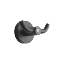 Kledinghaak Blacksatino 2 haaks zwart 332120