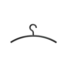 Kledinghanger MAUL acryl 460X190mm zwart 5 stuks