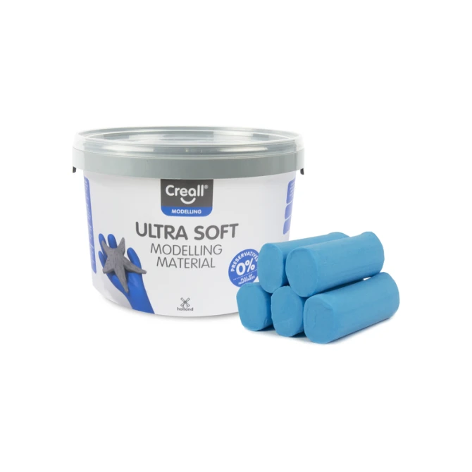 Klei Creall Play-it Ultra Soft helder blauw 1100 gram
