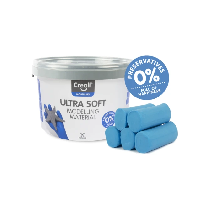 Klei Creall Play-it Ultra Soft helder blauw 1100 gram