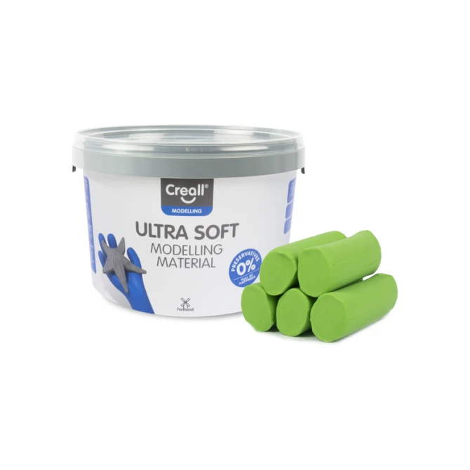 Klei Creall Play-it Ultra Soft helder groen 1100 gram