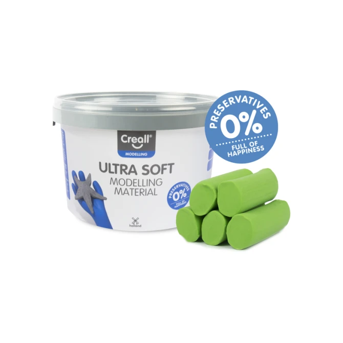 Klei Creall Play-it Ultra Soft helder groen 1100 gram
