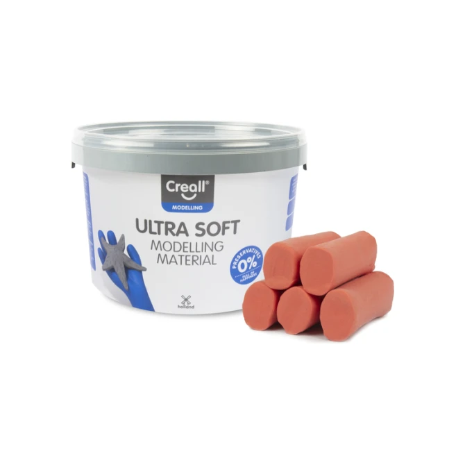 Klei Creall Play-it Ultra Soft helder rood 1100 gram