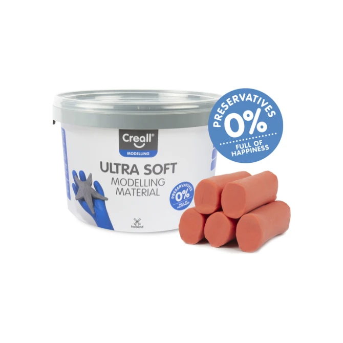 Klei Creall Play-it Ultra Soft helder rood 1100 gram
