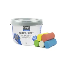 Klei Creall Play-it Ultra Soft helder  rood/blauw/groen/geel/wit 1100 gram