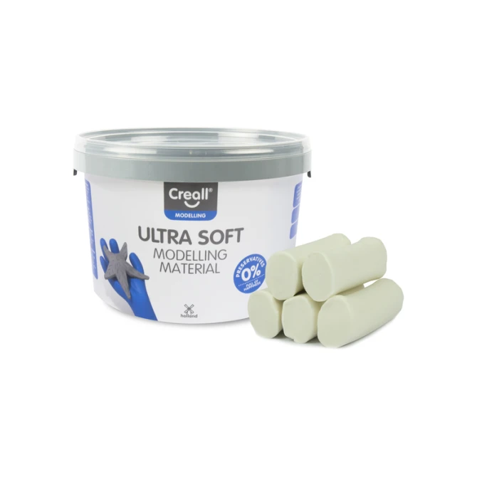 Klei Creall Play-it Ultra Soft helder wit 1100 gram