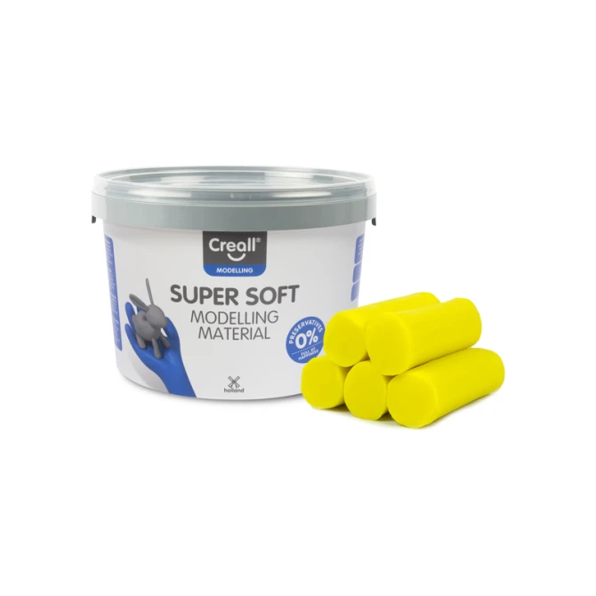 Klei Creall supersoft geel 1750gram