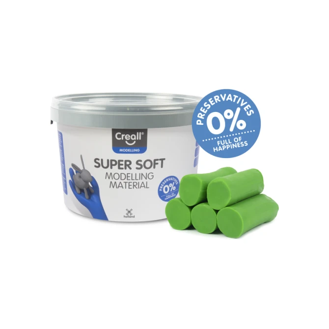 Klei Creall supersoft groen 1750gram