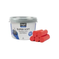 Klei Creall supersoft rood 1750gram