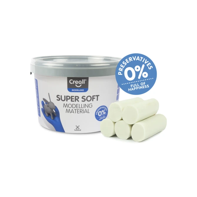 Klei Creall supersoft wit 1750gram