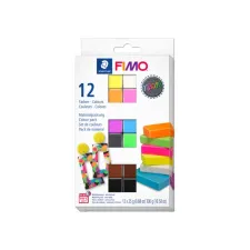 Klei Fimo effect colour pak à 12 neon kleuren