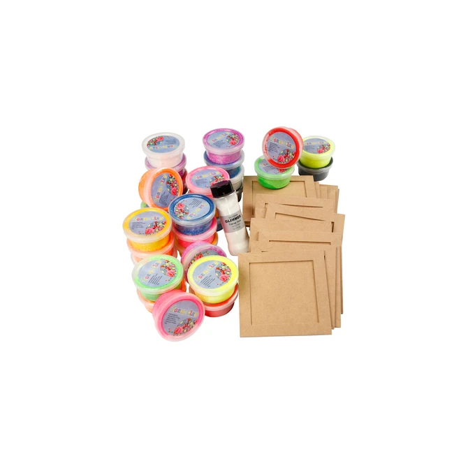 Klei Foam Clay basic 10 x 35gr 10 kleuren