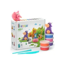 Klei Hey Clay dieren set à 15 delen