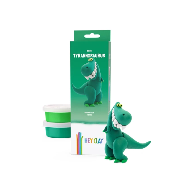 Klei Hey Clay dinos set à 3 delen