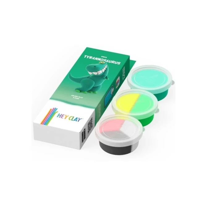Klei Hey Clay dinos set à 3 delen