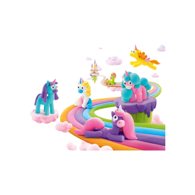 Klei Hey Clay eenhoorn set à 15 delen