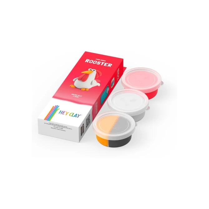 Klei Hey Clay Rooster 3 potjes