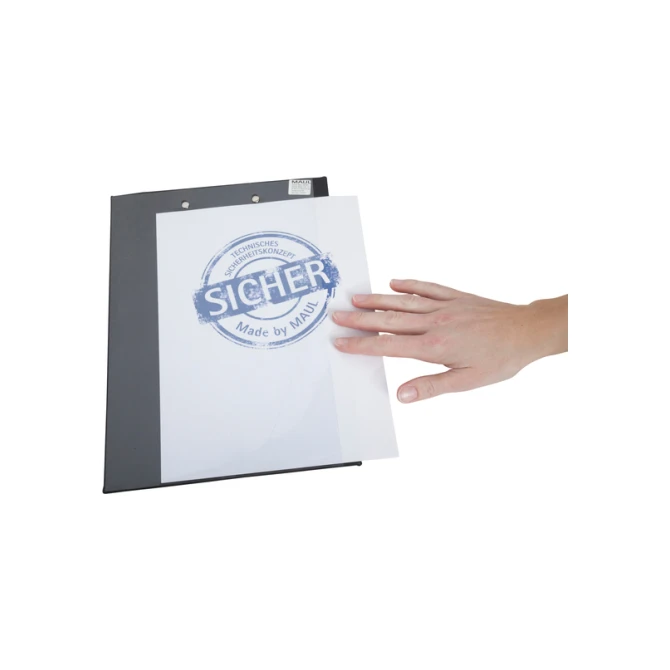 Klembord MAUL A4 staand + insteektas PVC zwart