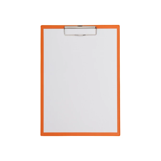 Klembord MAUL A4 staand PVC neon oranje
