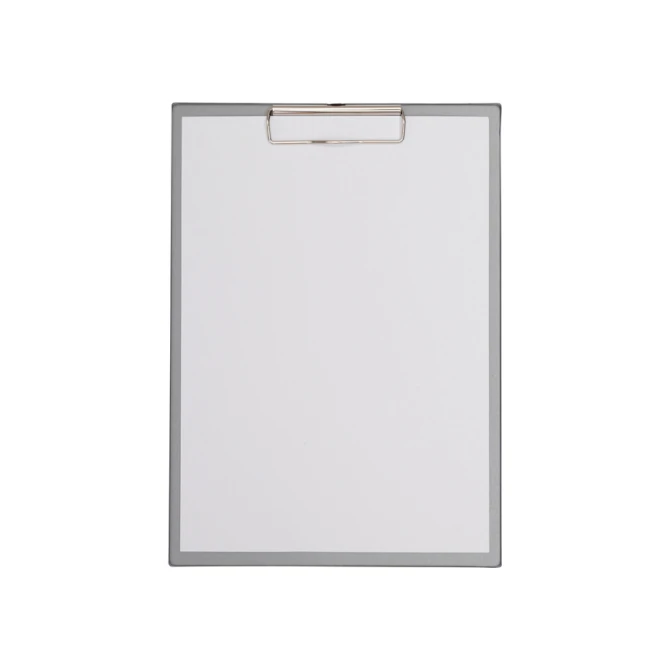 Klembord MAUL A4 staand PVC zilvergrijs