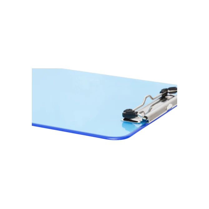 Klembord MAUL A4 staand transparant PS neon blauw