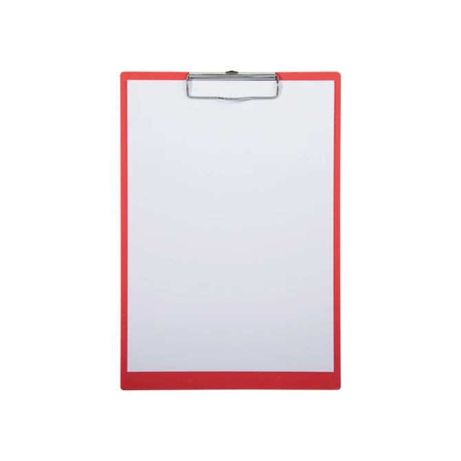 Klembord MAULbalance A4 staand versterkt 3mm karton rood