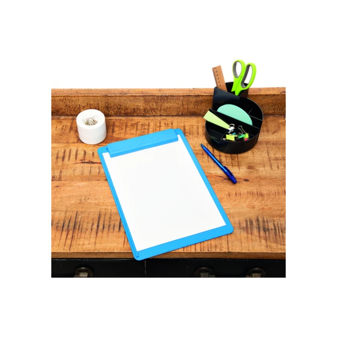 Klembord MAULgo uni recycled A4 staand blauw