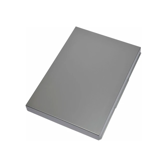 Klembordkoffer MAUL Assist A4 staand zijopening aluminium