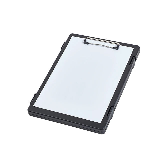 Klembordkoffer MAULtred A4 staand met opbergvak zijopening PP zwart