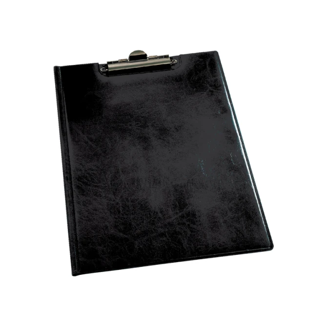 Klembordmap Durable 2355 A4 met kopklem en insteek zwart