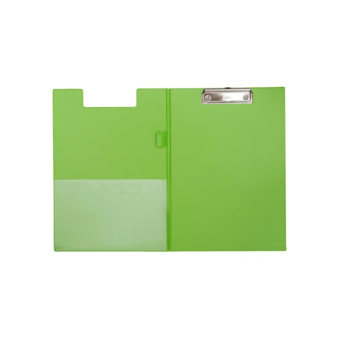 Klembordmap MAUL A4 staand met penlus PVC neon groen