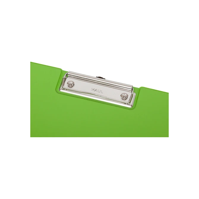 Klembordmap MAUL A4 staand met penlus PVC neon groen