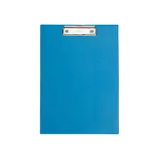 Klembordmap MAUL A4 staand met penlus PVC neon lichtblauw