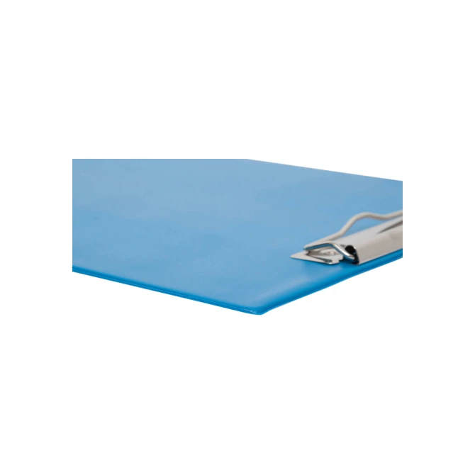 Klembordmap MAUL A4 staand met penlus PVC neon lichtblauw