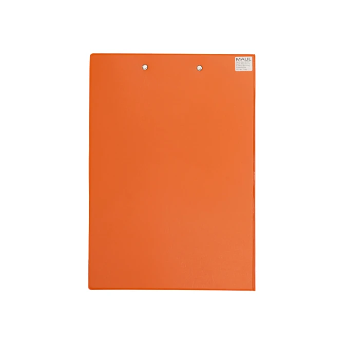 Klembordmap MAUL A4 staand met penlus PVC neon oranje