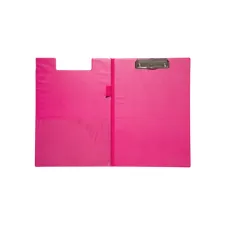 Klembordmap MAUL A4 staand met penlus PVC neon roze